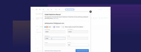 Email recipients not in Salesforce? Now they are!