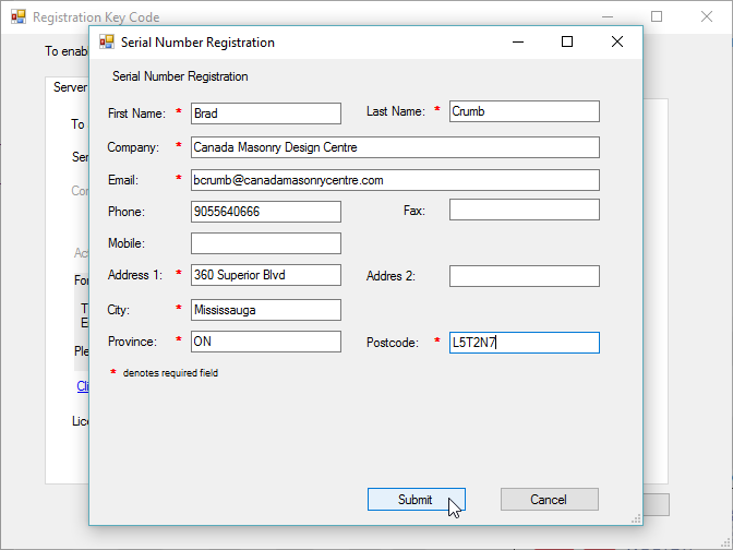 Activation article 2 online form filled