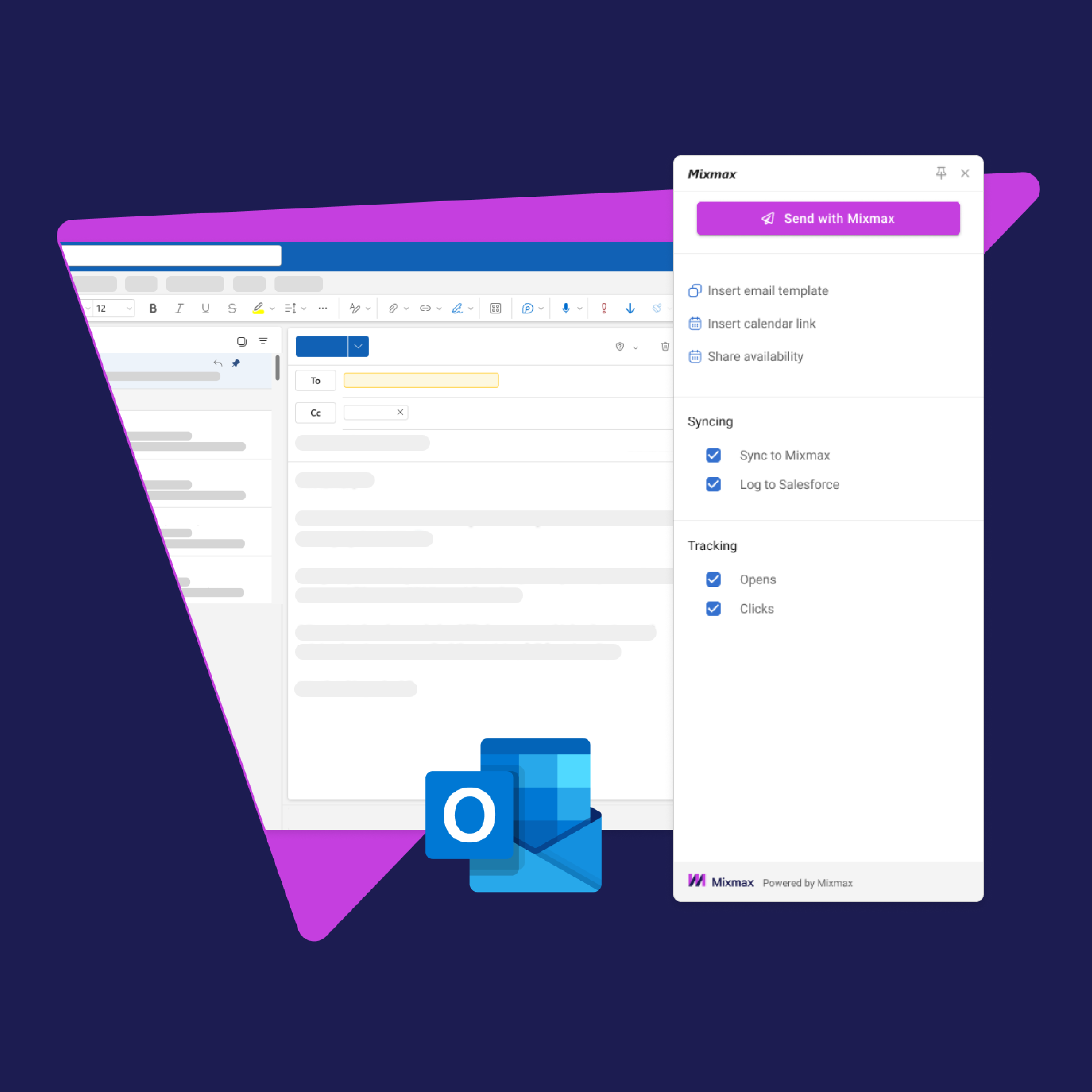 Mixmax for Outlook product page