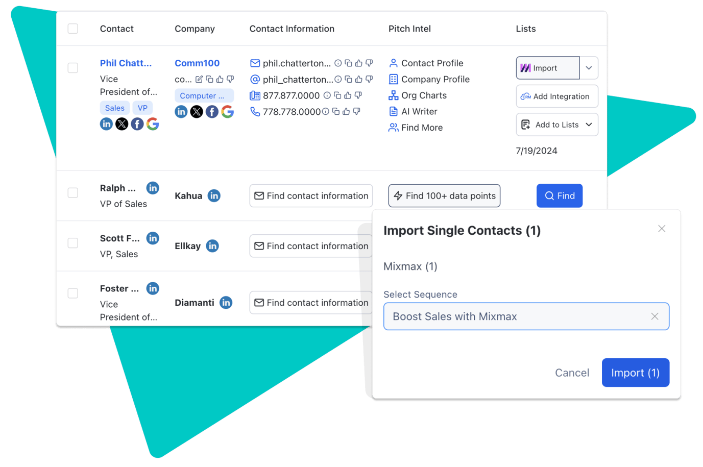 Mixmax Seamless